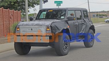 Ford Bronco Raptor 2022: visuale di 3/4 anteriore