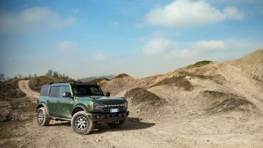 Ford Bronco vs Jeep Wrangler: il Badlands di Ford nel suo ambiente naturale