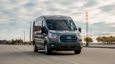 Ford E-Transit: frontale
