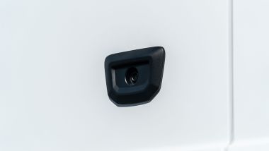 Ford E-Transit, la utilissima telecamera posteriore