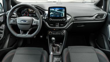 Ford Fiesta 1.0 Ecoboost Hybrid 125 CV ST-Line, la plancia