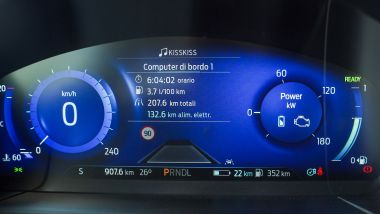 Ford Kuga 2020 Plug-In Hybrid ST-Line X: il quadro strumenti