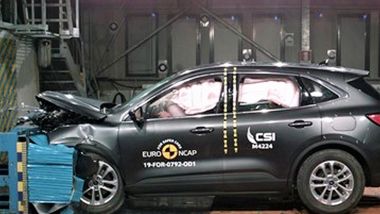 Ford Kuga durante i crash test di Euro NCAP