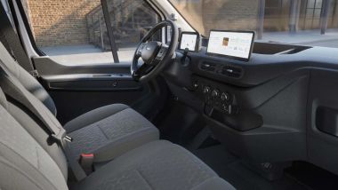 Ford Transit City: l'abitacolo del furgone elettrico in arrivo nell'autunno 2026