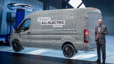 Ford Transit full-electric: il concept