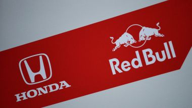 Formula 1, i loghi Honda e Red Bull 