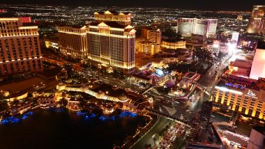 Formula 1: vista aerea di Las Vegas, che ospiterà nel 2023 un nuovo GP di F1
