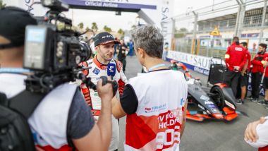 Formula E 2019-2020: Daniel Abt (Audi Sport) intervistato in pit-lane