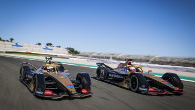 Formula E 2019-2020, test Valencia: Jean-Eric Vergne e Antonio Felix Da Costa (DS Techeetah)