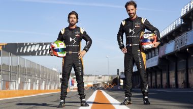 Formula E 2021 test Valencia: Antonio Felix Da Costa e Jean-Eric Vergne (DS Techeetah) 
