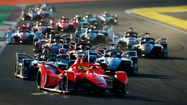Formula E 2022, Test Valencia: i primi giri della gara test 