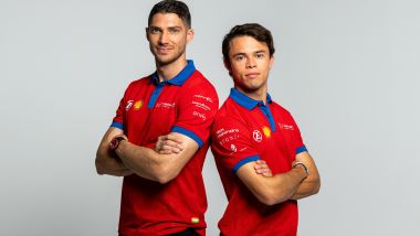 Formula E 2024: la coppia di piloti Mahindra Racing, Edoardo Mortara e Nyck De Vries