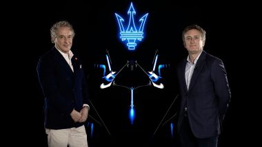 Formula E: Davide Grasso (ad Maserati) e Alejandro Agag (Presidente Formula E)