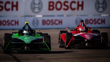 Formula E ePrix Berlino 2023: Nick Cassidy (Envision Racing) e Jake Dennis (Andretti Autosport) | Foto: Fia Formula E