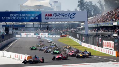 Formula E ePrix Città del Messico 2023: la partenza della gara | Foto: Fia Formula E