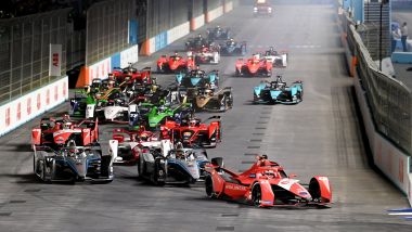 Formula E ePrix Londra 2022: la partenza della gara
