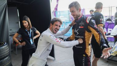Formula E ePrix Marrakech 2020: Da Costa e Rossiter (DS Techeetah) scherzano nel box