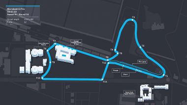 Formula E ePrix Marrakech 2022: la mappa del circuito