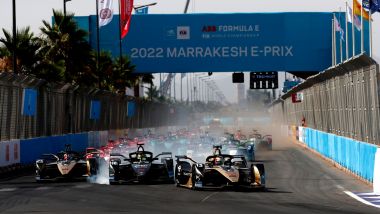 Formula E ePrix Marrakech 2022: la partenza della gara