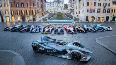 Formula E ePrix Roma 2019: le monoposto elettriche a Trinità dei Monti