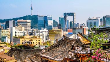 Formula E ePrix Seoul 2022: vista aerea della città
