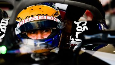 Formula E rookie test Marrakech 2020: Sergio Sette Camara (Geox Dragon) in abitacolo