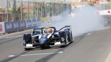 Formula E rookie test Marrakech 2020: Sergio Sette Camara (Geox Dragon) in pista