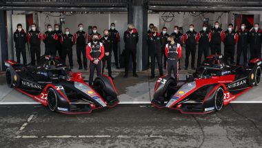 Formula E, Test Valencia 2021: la presentazione del team Nissan e.Dams