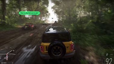 Forza Horizon 5: uno screenshot del gioco di corse Microsoft