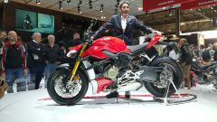 Eicma 2019, novità stand Ducati Streetfighter V4. Video