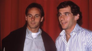 Gerhard Berger e Ayrton Senna