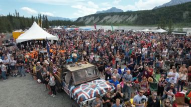 Glacier View Fourth of July Car Launch 2022, gli spettatori