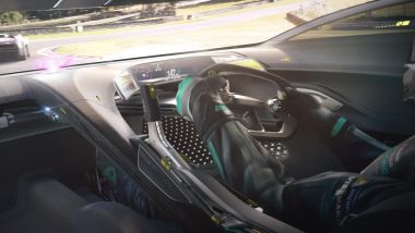Gli interni della Jaguar Vision GT