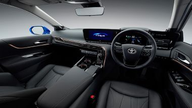Gli interni della Toyota Mirai Concept