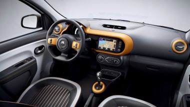 Gli interni di Renault Twingo Z.E. 2020