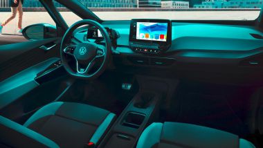 Gli interni di Volkswagen ID.3, in arrivo ad aprile