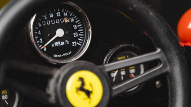 Go-kart Pony Car Ferrari 312T4 Gilles Villeneuve replica, il tachimetro con contachilometri