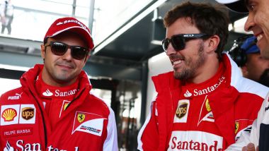 GP Australia 2013, Melbourne: Felipe Massa e Fernando Alonso (Ferrari)