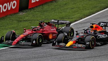 GP Austria 2022, Spielberg: Charles Leclerc (Ferrari), Max Verstappen (Red Bull)