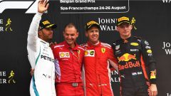 GP Belgio. Vettel felice, Hamilton incredulo: "Avete visto come mi ha superato?"