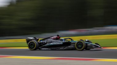 GP Belgio 2024: George Russell | Foto: Twitter @MercedesAMGF1