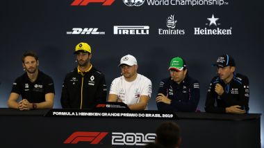 GP Brasile 2019, Interlagos: Valtteri Bottas (Mercedes) in conferenza stampa