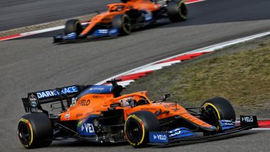 GP Eifel 2020, Nurburgring: Lando Norris e Carlos Sainz (McLaren)