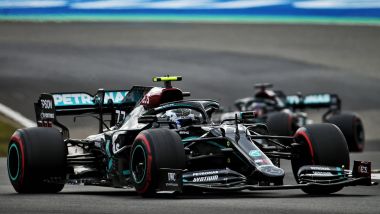 GP Eifel 2020, Nurburgring: Valtteri Bottas e Lewis Hamilton (Mercedes)