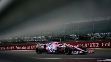 GP F1 70 2020, Silverstone: Nico Hulkenberg alla guida della Racing Point