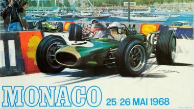 GP Monaco 1968, locandina