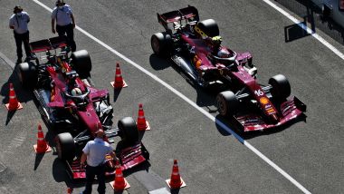 GP Toscana 2020, Mugello: Charles Leclerc e Sebastian Vettel (Ferrari)