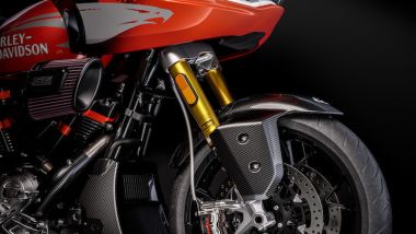 Harley-Davidson CVO Road Glide RR: componentistica da moto racing