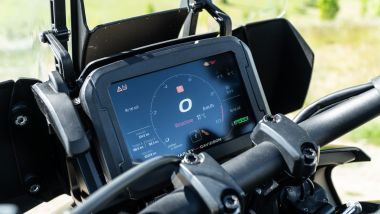 Harley Davidson Pan-America 1250 Special, il display touch dell'infotainment