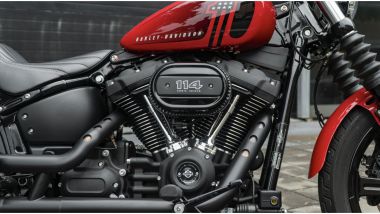 Harley-Davidson Street Bob 114 dettaglio bicilindrico